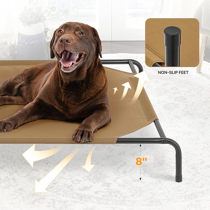 MoNiBloom Elevated Dog Bed for Large Dogs 54 Inches
