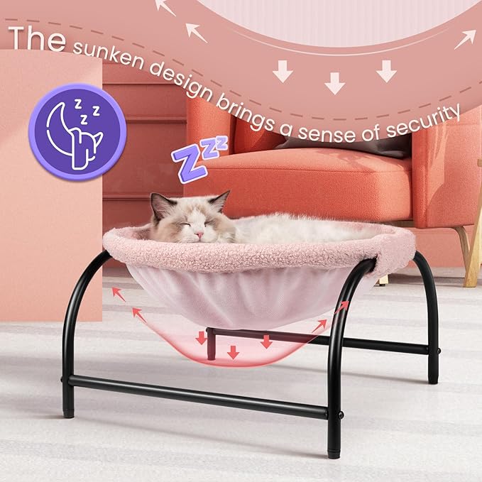 Cat Bed Dog Bed Pet Hammock Bed Cat Sleeping Cat Supplies Pet Supplies Whole Wash Stable 16.9 in 16.9 in 9.5 in
