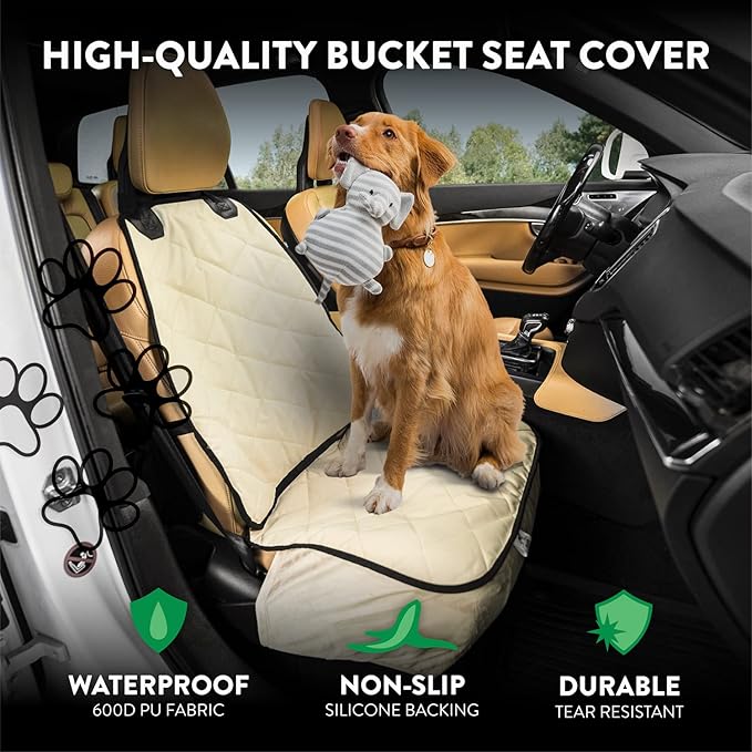 Plush Paws Products Premium Bucket Car Seat Protector
