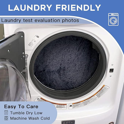 suddus Calming Dog Bed with Blanket Attached