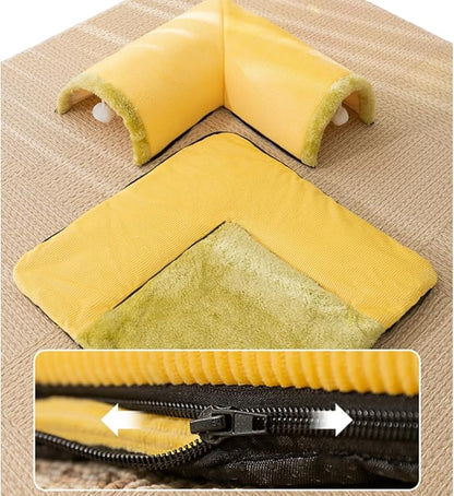 Pet Self-Warming Bed Cat Tunnel Bed (Medium(24"*24"*20"))