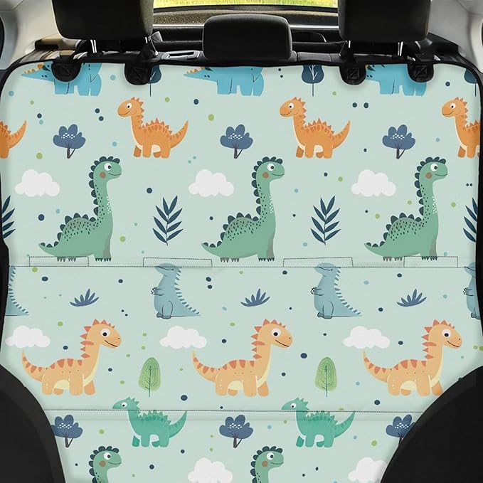 AFPANQZ Cute Dino Dog Cat Seat Cover Bucket