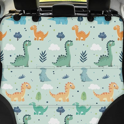 AFPANQZ Cute Dino Dog Cat Seat Cover Bucket