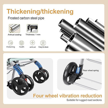 Pet Dog Stroller for Medium Small Dogs Cats