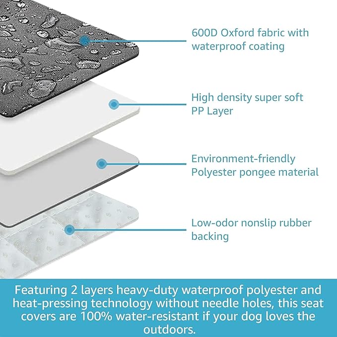 Lassie Dog Seat Covers for Cars Back Seat