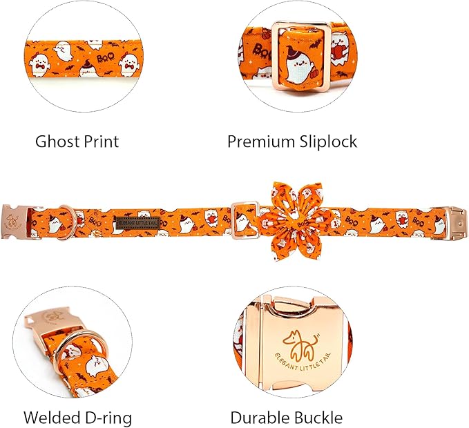 Elegant little tail Halloween Dog Collar