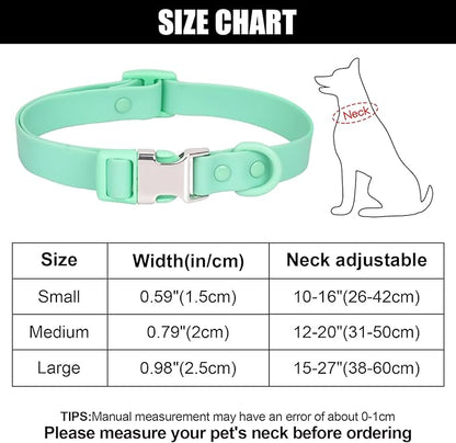 Waterproof Dog Collar Soft Rubber Dog Collar