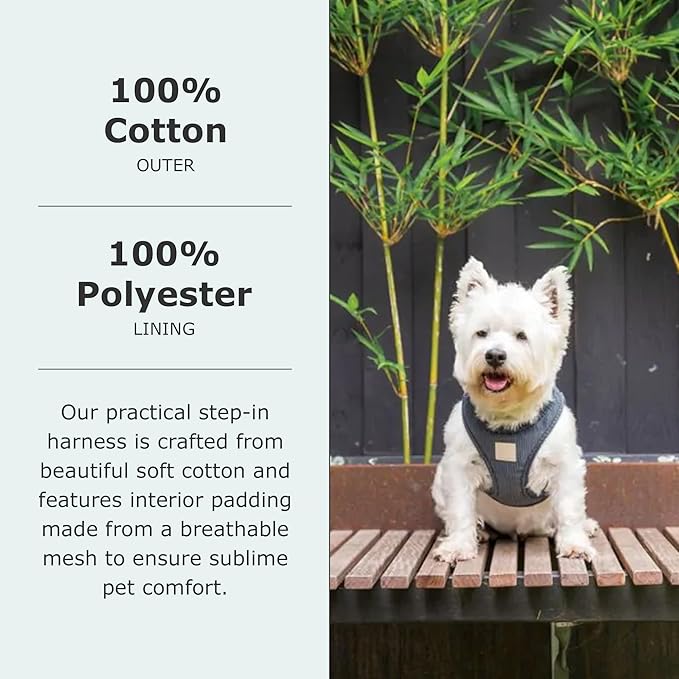 FuzzYard Life Corduroy Step in Dog Harness