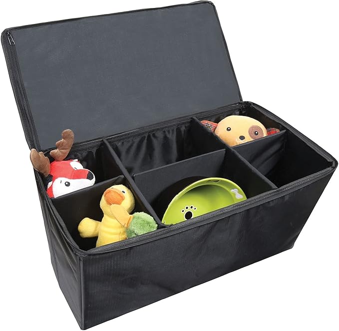 HOME DISTRICT PET Rear Car Seat Gap Filler Back Seat Extender for Dogs with Storage 100 Pounds