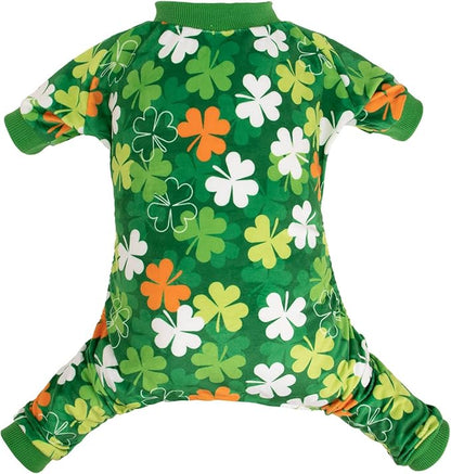 CuteBone Clover St.Patrick's Day Small Dog Pajamas Soft P275XL