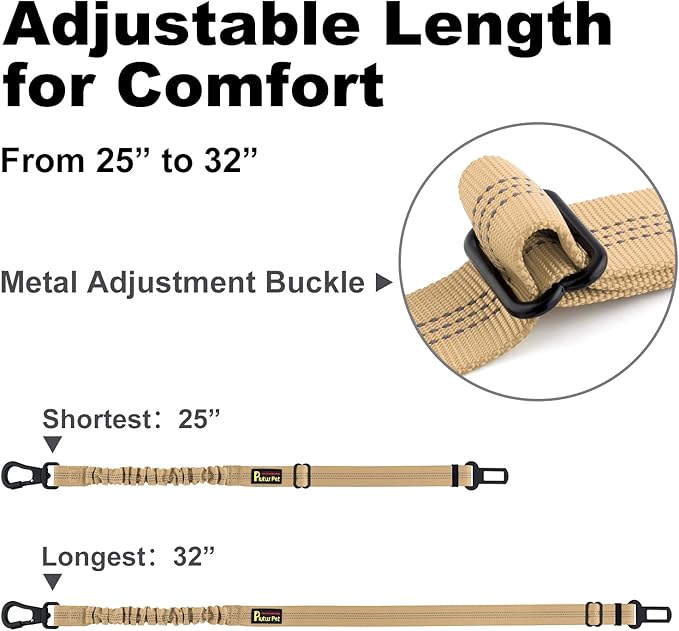 Plutus Pet Dog Seat Belt for Car