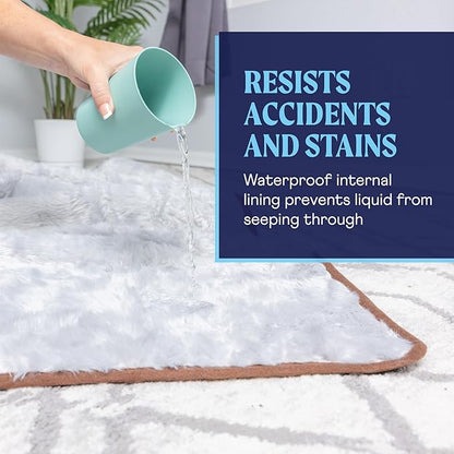 PAW BRANDS PupProtector Waterproof Throw Blanket for Dogs and Cats (60" L 50" W)