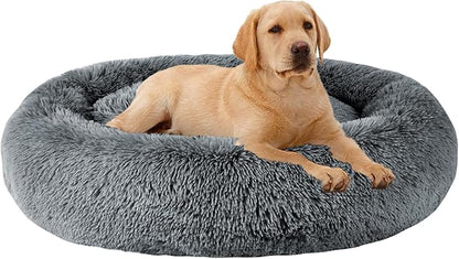MFOX Calming Dog Bed (L/XL/XXL/XXXL) for Medium and 25/35/55/100lbs