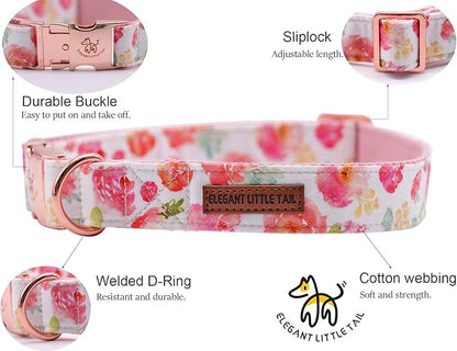Elegant little tail Dog Collar with Bow