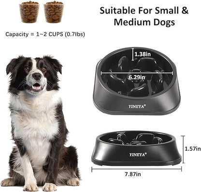 Pet Supplies Slow Feeder Dog Bowls Small Breed, Dog Slow Feeder Bowl, Dog Food Bowls Slow Feeder, Dog Bowl Slow Feeder, Dog Puzzle Feeder Bowls, Dog Bowls Medium Size Dog, Slow Eating Dog Bowl