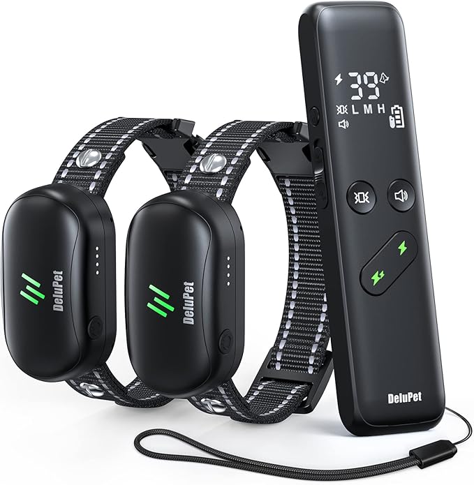 Dog Shock Collar 2 Dogs 3 Training IPX7 Waterproof