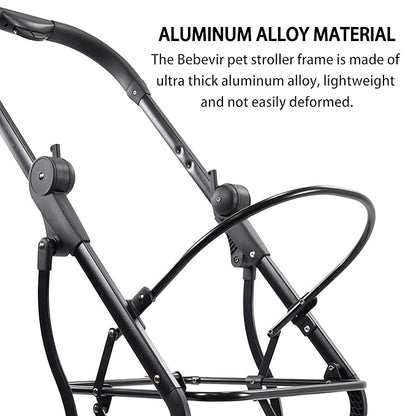 Dog Stroller Pet Stroller Cat Stroller Portable Foldable 30 Pounds