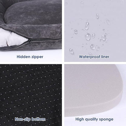 Large Dog Bed 33x24 inch, 50lbs