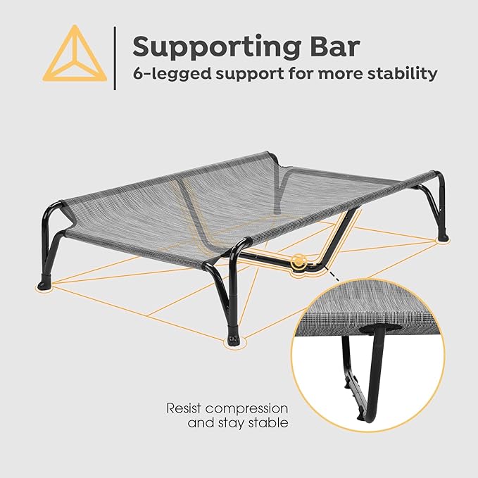 Veehoo Large Elevated Dog Bed CWC2405ACP