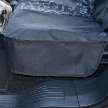 BDK Scooby Doo Waterproof Dog Car Seat Cover for Back Seat – Heavy Duty Black Oxford Automotive Rear Bench Seat Cover for Dogs