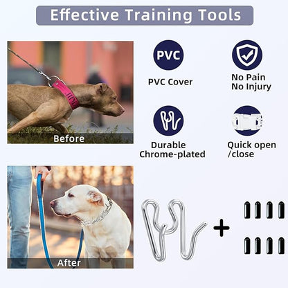 Dog Training Collar 2 Extra 20pc Caps (M/L(17-23" Neck, 3.2mm))