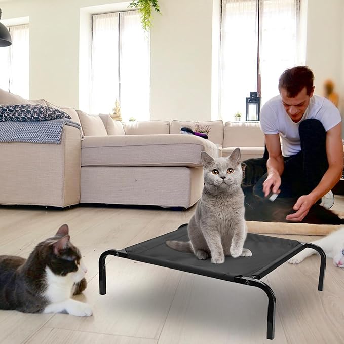 iplusmile Pet Bed Mesh Dog Sleeping Bed Comfortable