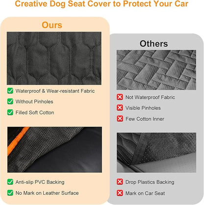 Dog Car Seat Cover for Back Seat