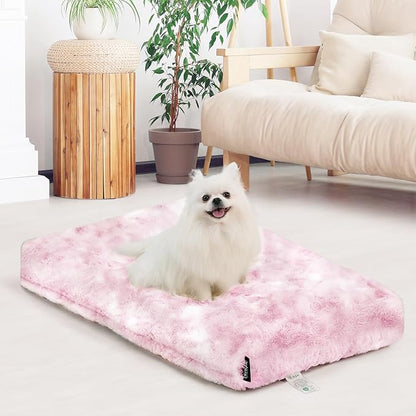Washable Dog Bed Deluxe Breeds.29 * 20",Pink