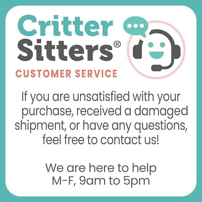 Critter Sitters 4-Wheel Dog Stroller for Small or Medium Sized Dogs and Cats with Scratch Resistant Breathable Mesh Windows and Safety Leash