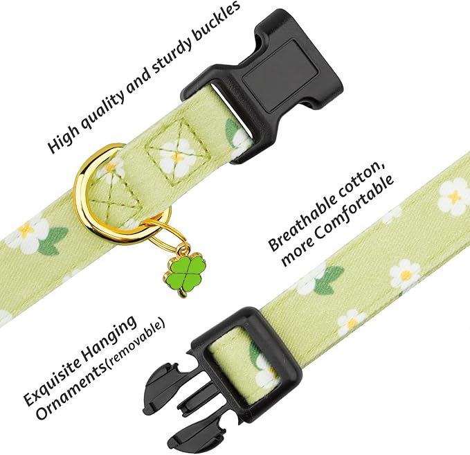 Cotton Handmade Dog Collar Cute and Distinctive Patterns