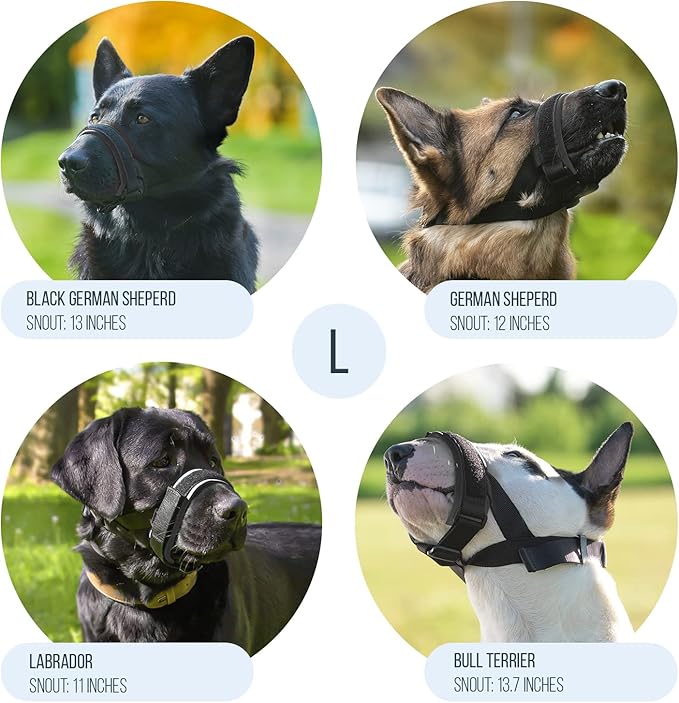 Gentle Muzzle Guard for Dogs