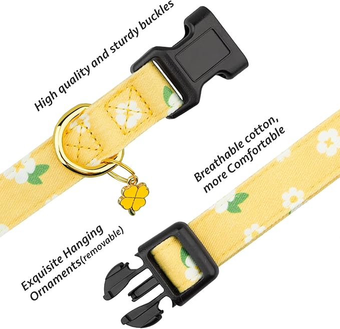 Cotton Handmade Dog Collar Cute and Distinctive Patterns