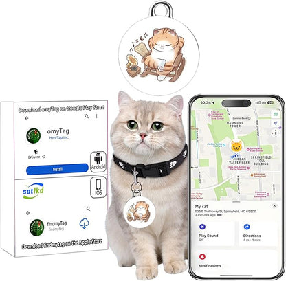 Cat Tracker-Airtag Cat Collar-Cat Tracker Collar-Pet Tracker