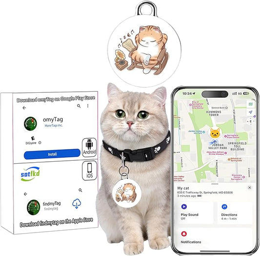 Cat Tracker-Airtag Cat Collar-Cat Tracker Collar-Pet Tracker