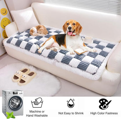 Pet Couch Cover, Couch Cover for Dogs Washable,Durable Pet Couch Covers for Sofa,Pet Friendly Sofa Protector, Large Dog Furniture Shield, Easy Clean Dog Couch Cover, Non-Slip