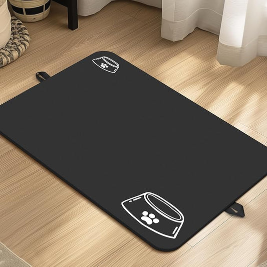 Pet Feeding Mat-Absorbent Dog Food Mat for Water Spill 16"*24"