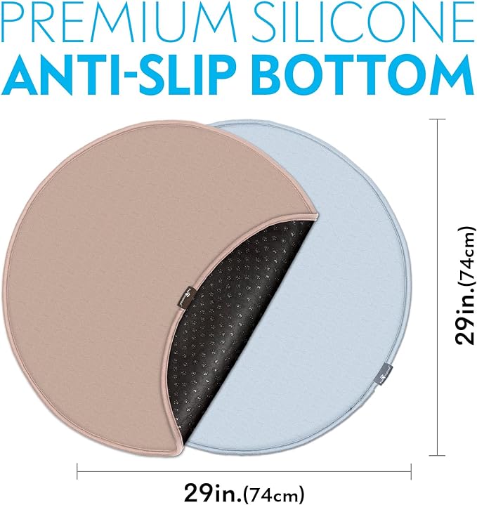 Paw Inspired Round Washable Pee Pads for Dogs (29" (2