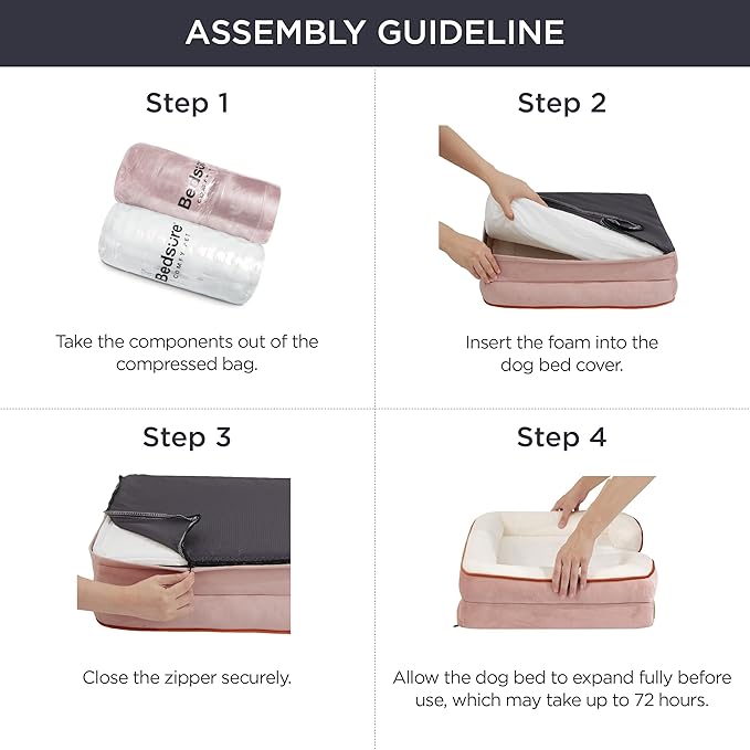 Bedsure Small Orthopedic Dog Bed