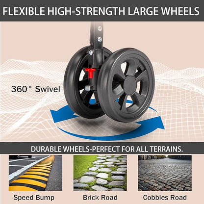 Magicorange Pet Stroller 3 in 1 Dog Stroller for Medium Small Size Dogs