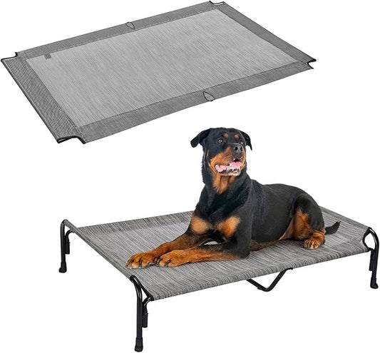 Veehoo Dog Bed Replacement Cover for CWC2204, Size XXL, Black Silver