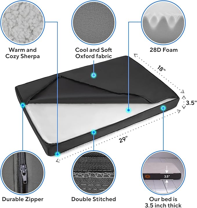 Orthopedic Dog Bed for Small Dogs