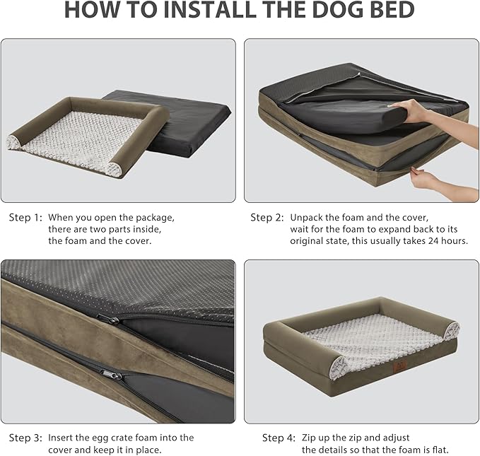 WNPETHOME Dog Beds for Large Dogs