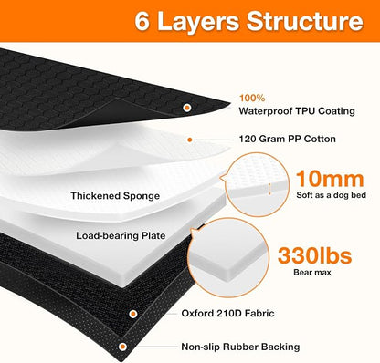 PETICON Back Seat Extender for Dogs with Hard Bottom