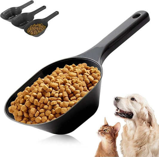 3 Pack Dog Food Scoop Set, 1 Cup Dog Food Scoop Multi Purpose Plastic Pet Food Scoop Measure Cups for Dog,Puppy and Cat