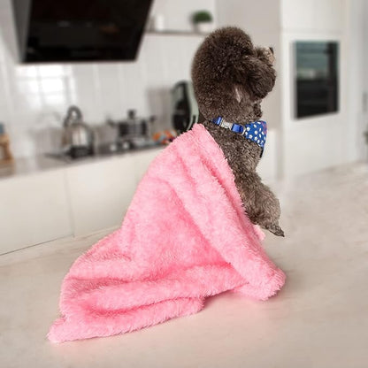 MACEVIA Fluffy Fleece Dog Blankets (24x29 Inch,