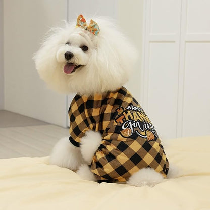 CuteBone Thanksgiving Dog Pajamas Costumes Pet Clothes Cat P261S
