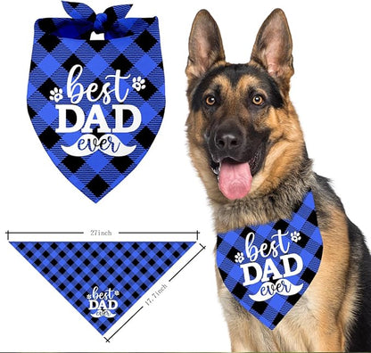 Best Dad Ever Dog Bandana (C10)