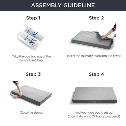 Bedsure Medium Orthopedic Bed for Medium Dogs