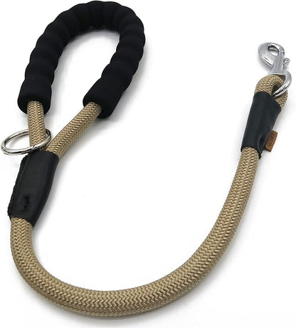 Dog Leash ((1/2") - 2FT, Khaki)
