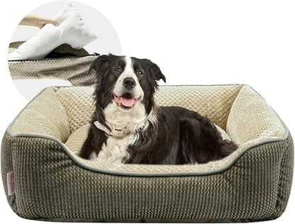 Miguel Removable Washable Dog Bed for Medium Dog Easy Clean 35 Inch